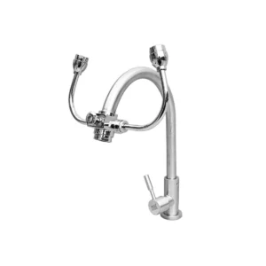 Eye Wash Station in BD, Eye Wash Station Price in BD, Eye Wash Station in Bangladesh, Eye Wash Station Price in Bangladesh, Eye Wash Station Supplier in Bangladesh. Faucet Dual-USE Mounted Stainless Steel Emergency Eye Wash Station (HIS1106)